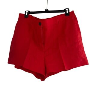 J. Crew Red Shorts NWT size XL Waist 18” laid flat
